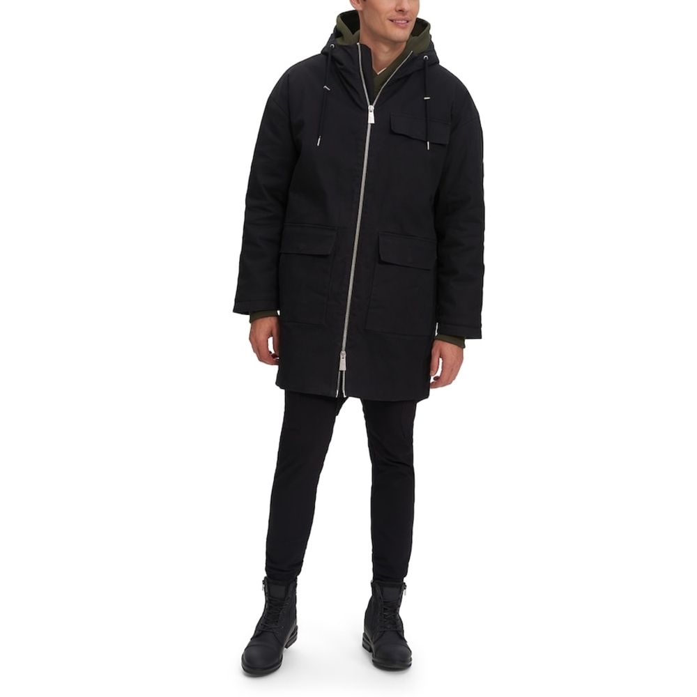 Noize Baker Hooded Full Zip Jacket Black Mens Size Large L
